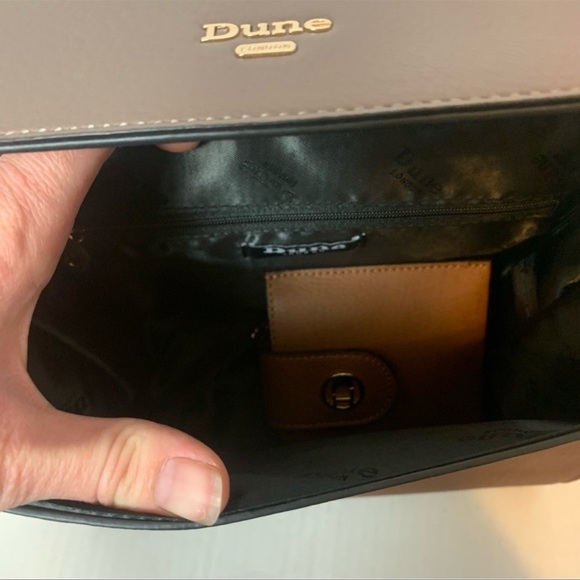 DUNE London | Crossbody Leather Satchel - Picture 3 of 8